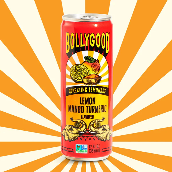Sparkling Lemon Mango Turmeric