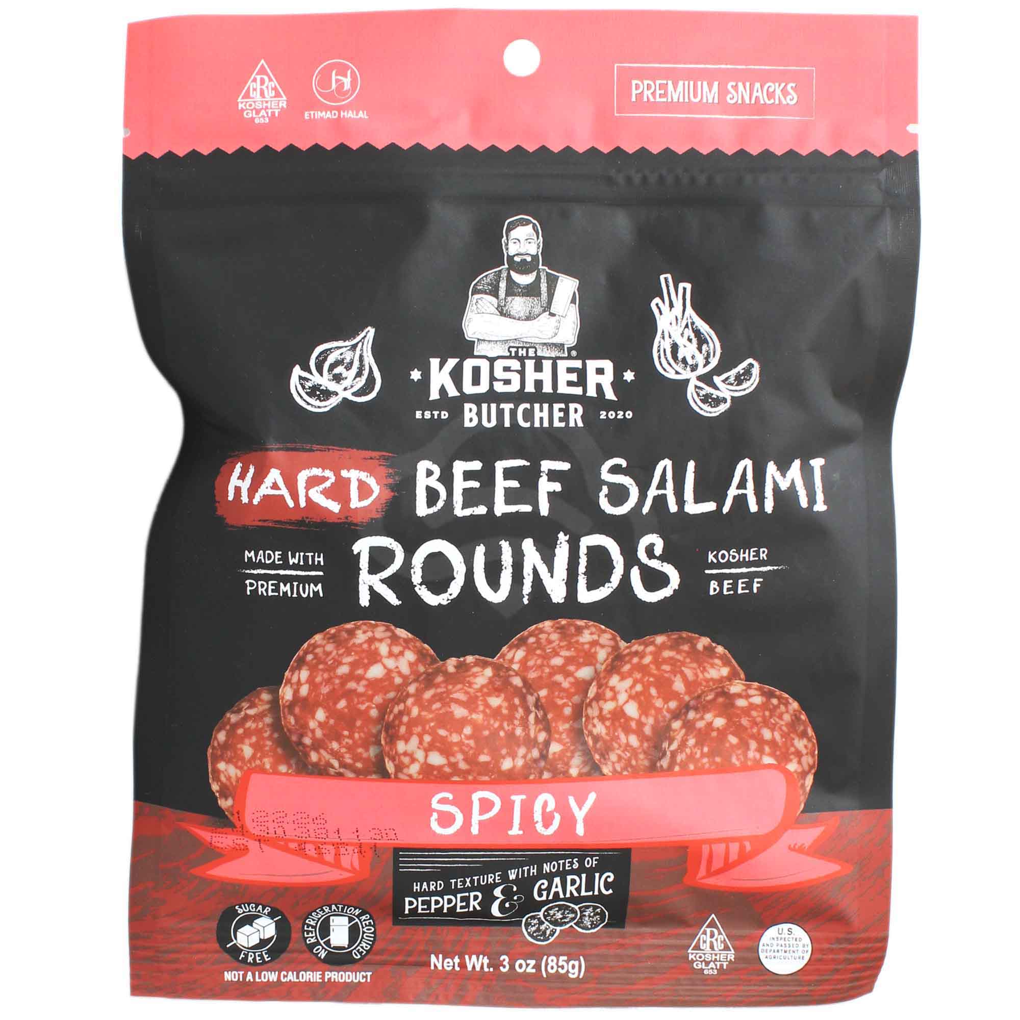 Spicy Dry Salami Rounds
