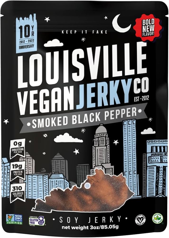 Louisville Vegan Jerky - Black Pepper