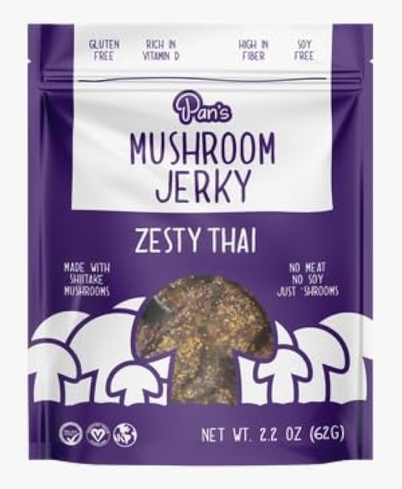Pan's Mushroom Jerky - Zesty Thai