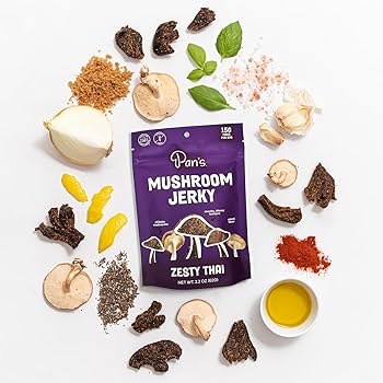 Pan's Mushroom Jerky - Zesty Thai